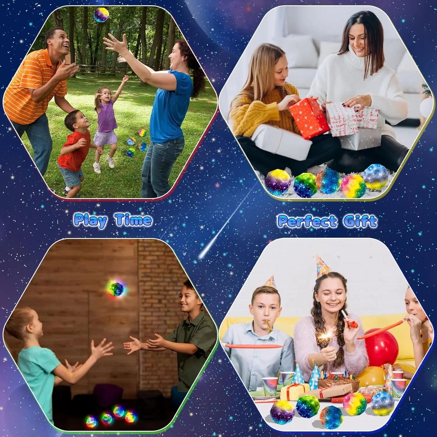 Распродажа радужная Лунная космическая игрушка из пенополиуретана Спортивная для детей