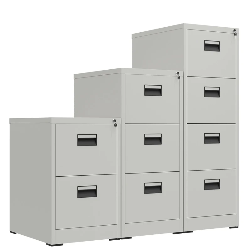 Factory Office 2 3 4 Drawer Cabinet Metal Storage Cabinet Lockable 4 Drawer File Cabinet Steel, Home Office Knock Down