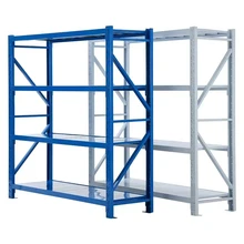 Customizable Industrial Detachable Light-Duty Heavy-Duty Cold-Rolled Steel Storage Racks and Pallet Racks