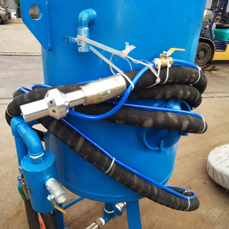 高性能ポータブルサンドブラスターブラストポット/サンド