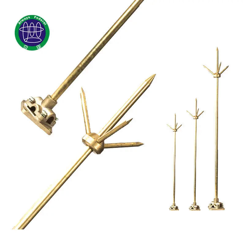 2025 New Design Lightning Protection Earthing System Copper Lightning ...