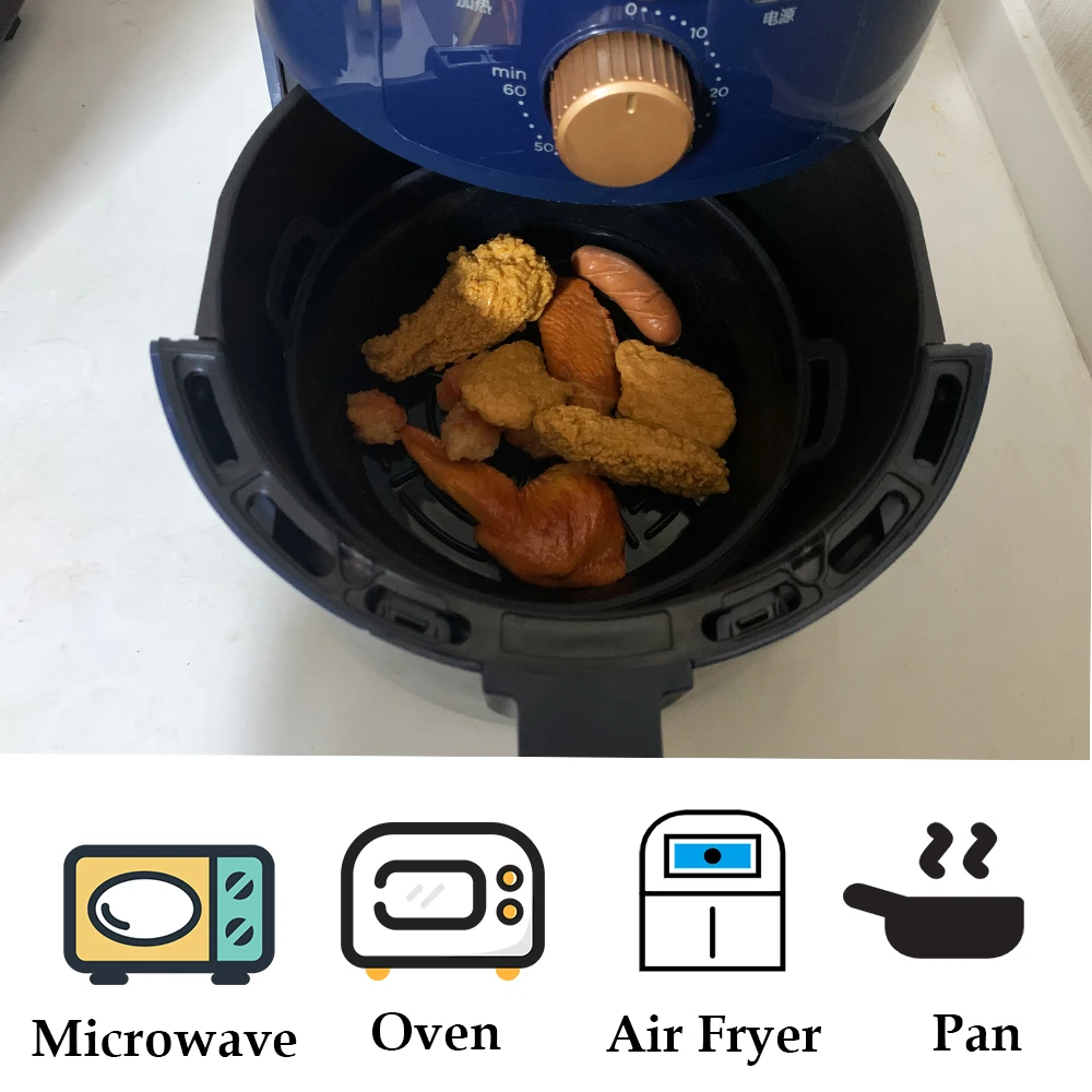 Round Air Fryer Liners Silicon Air Fryer Bowl Small 6L Sale Steam Air Fryer  Voice 220V Situi - China Air Fryer and Best Air Fryer price