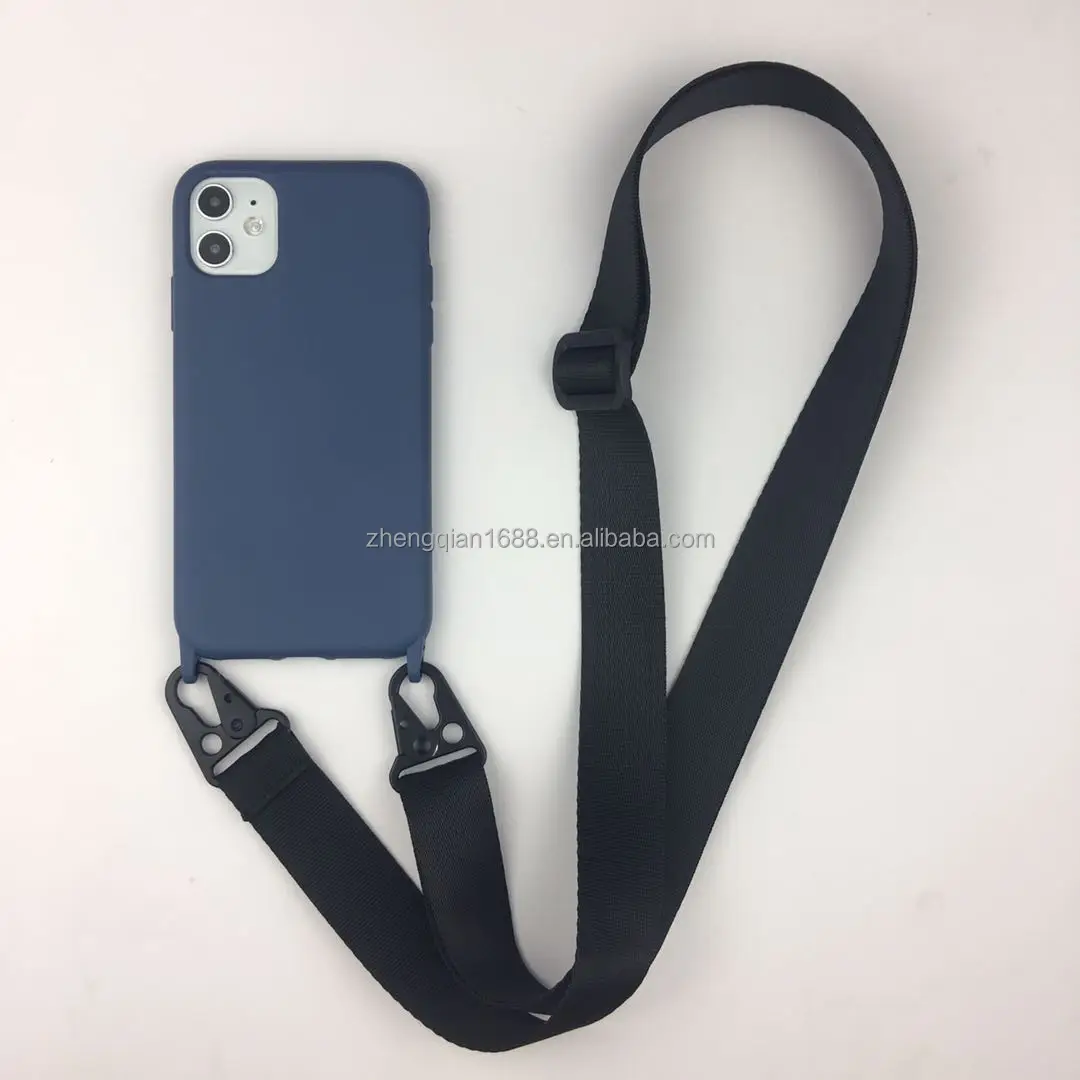Stock Hot Silicone XOUXOU Crossbody Strap Lanyard for Iphone