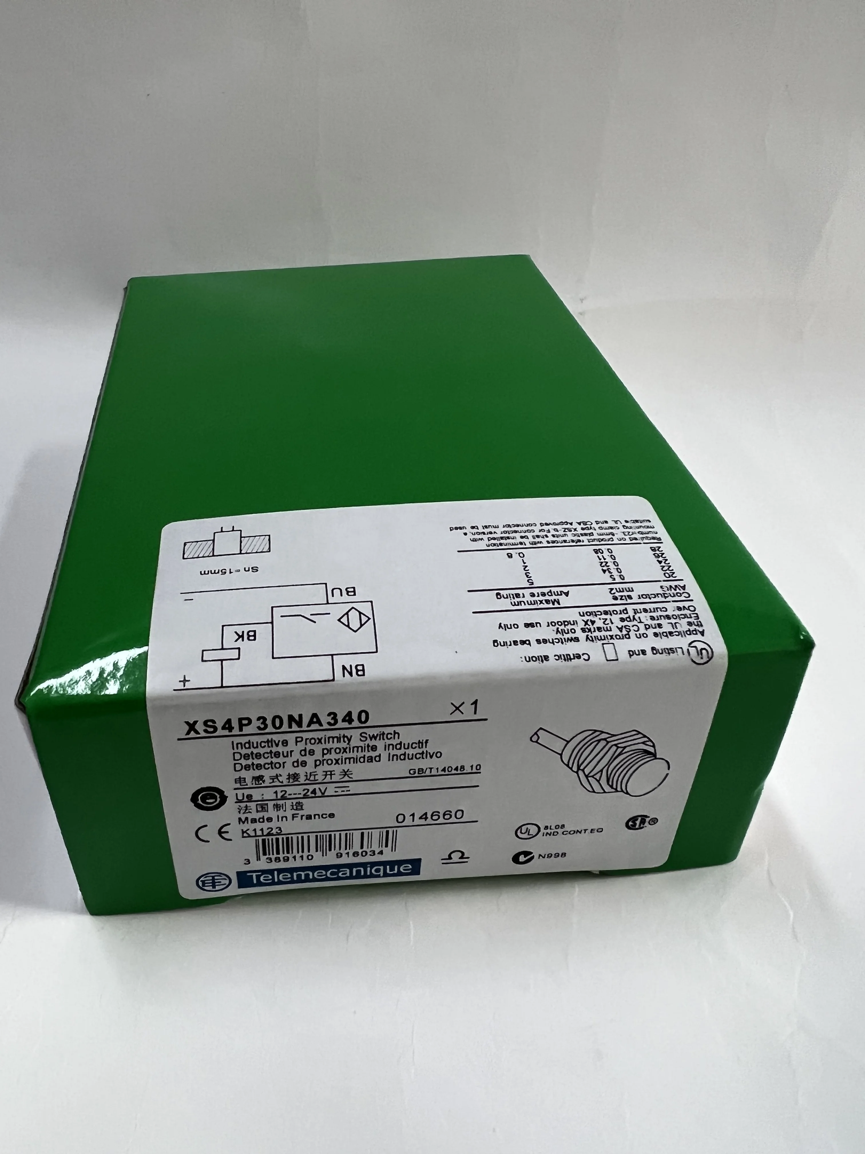 Telemecanique Inductive Proximity Switch XS4P30NA340