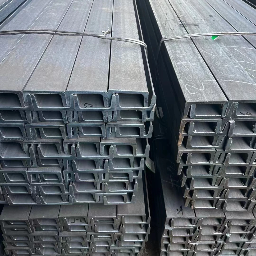 Hdg U Shape Rail Profile Ss400 Q235 Carbon Steel Channel Beam Size Zinc C Channel Steel