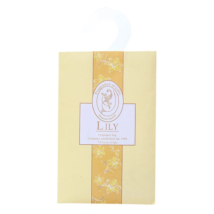 product hot selling customized logo envelop sachet vermiculite stone air freshener scent paper sachet-2