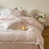 Cotton double layer yarn-small garden-powder