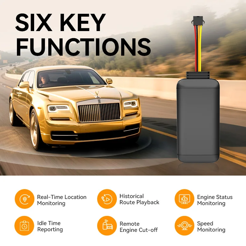 Protrack No Monthly Fee Waterproof VT05 GPS Tracker Motorcycle Bike Vehicle GPS Tracking Device With ACC Detection