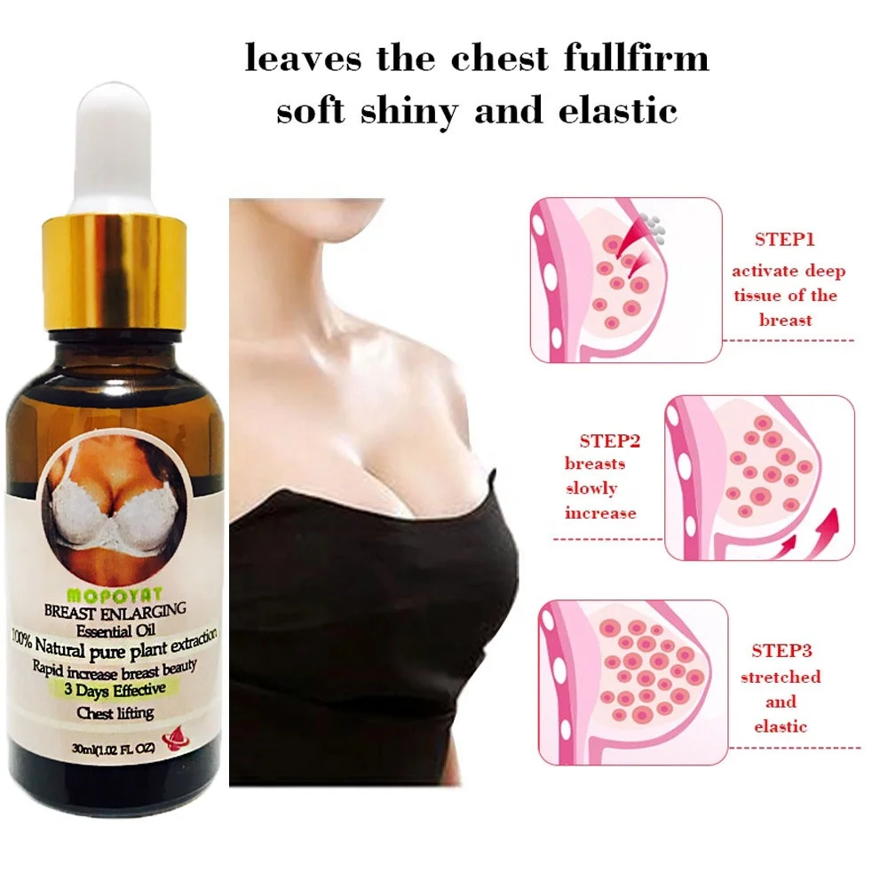 Private Label Breast Enhancement Oil Powerful Formula Lifting and Plumping Big Breast Massage Oil for Breast Enhancement