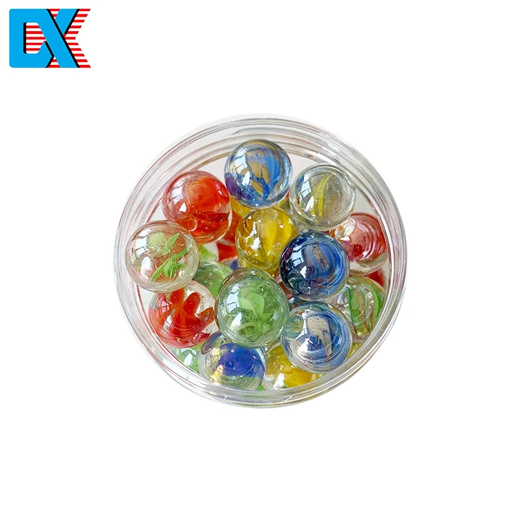 Прозрачные игрушечные стеклянные мраморы, Китай, оптовая продажа