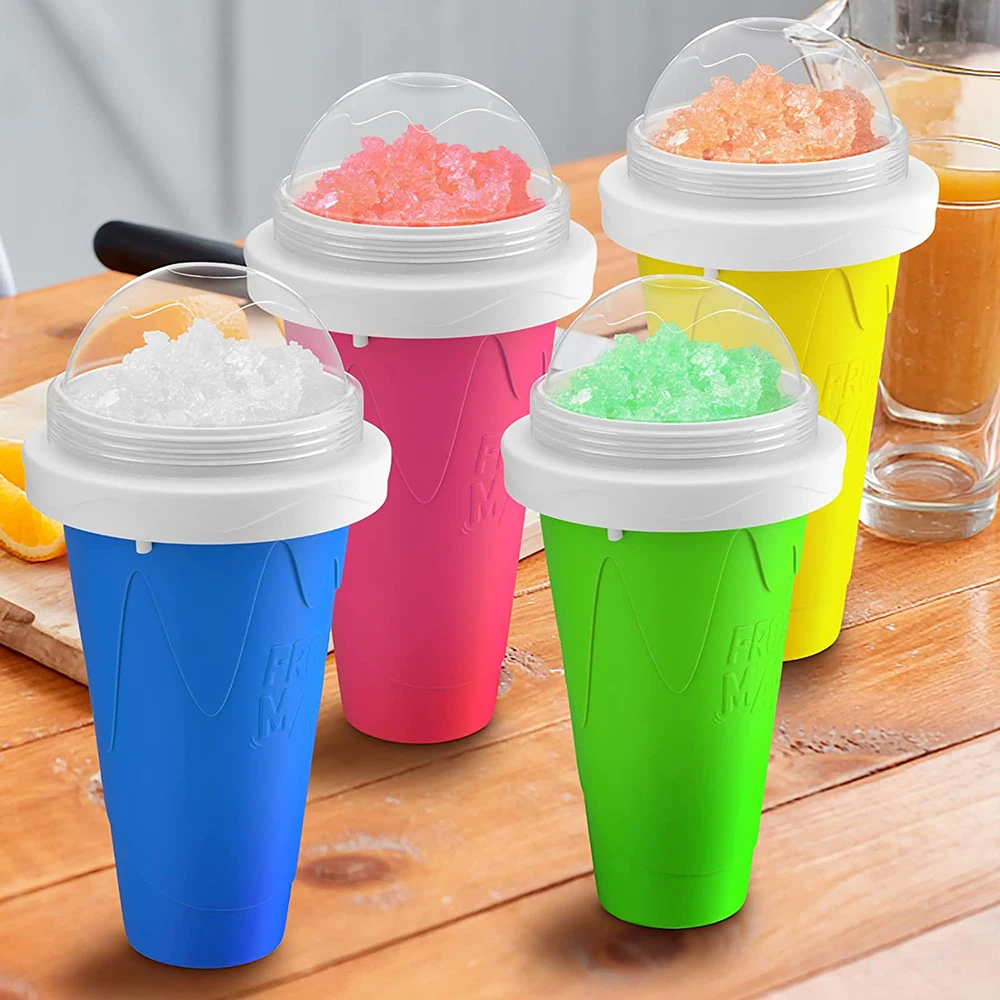 Food Grade Silicone Frozen Magic Slushie Cup Ice Cream Maker Magic ...