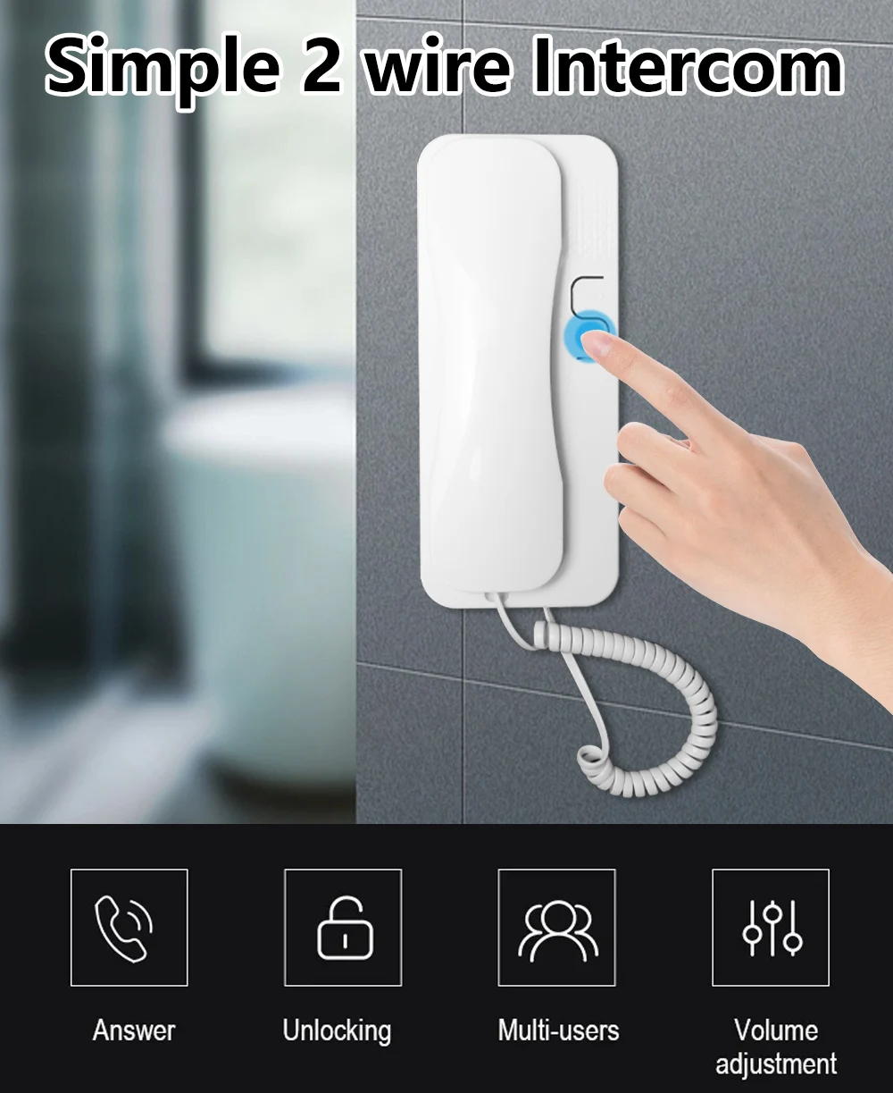Audio Building Intercom System - Secure & Stylish Solutions