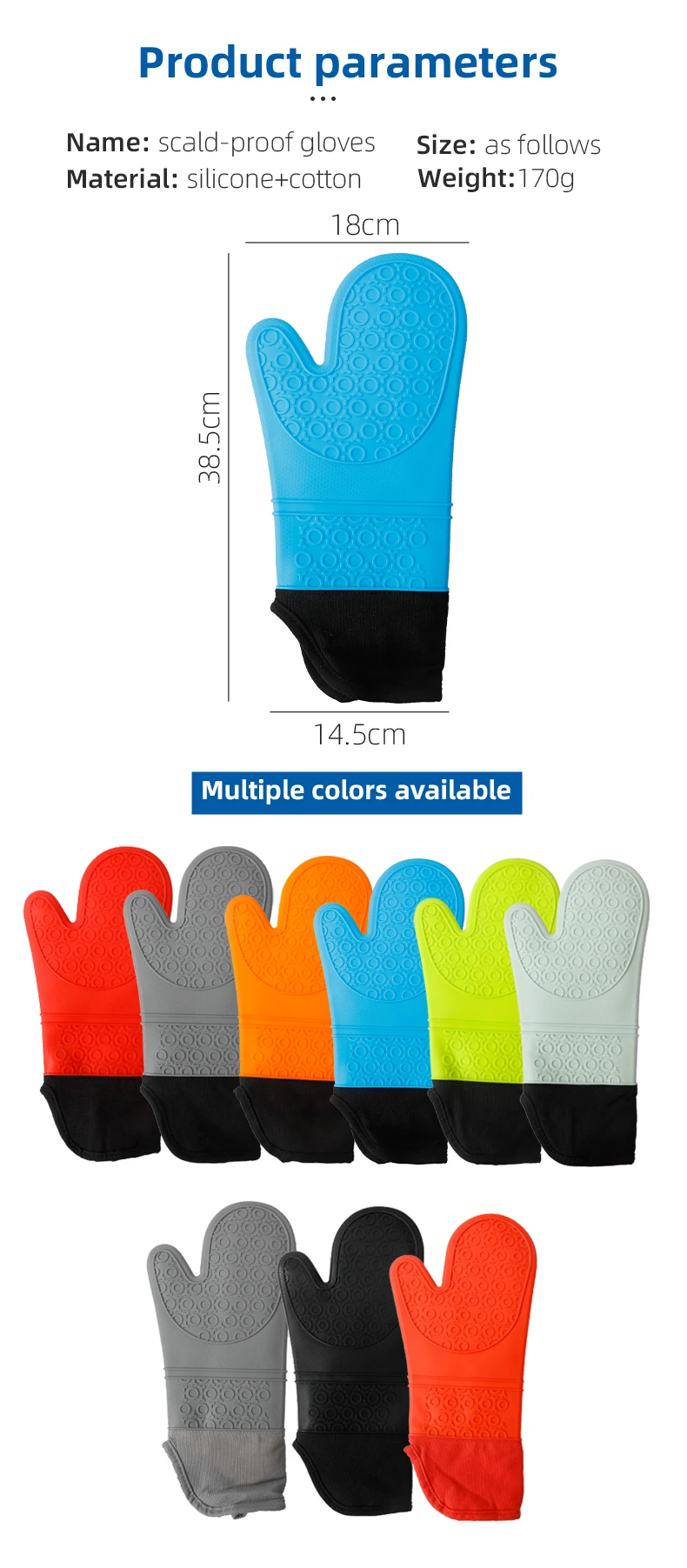 Waterproof Steam Resistant Good Grip Oven Mitt Set Soft Lining Oven Mitts Buy Oven Mitts,Soft
