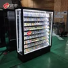 Présentoir d'allée double face avec LED