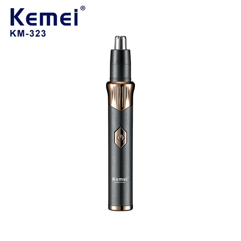 ماكينة حلاقة كهربائية KEMEI km-323 لتشذيب شعر الأنف والأذن بمنفذ USB ماكينة حلاقة كهربائية لتشذيب شعر الأنف والأذن وتنظيف آمن