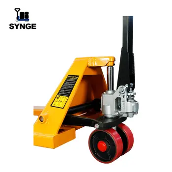 SYNGE Factory Direct Sale Lifter Machine Hydraulic Manual Mini Trolley Hand Pallet Truck 1ton  1.5ton