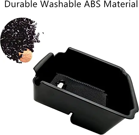 Center Console Organizer Interior Storage Box for 2018-2022 VW Tiguan and 2022VW Taos ABS Insert Armrest Box Storage Accessories