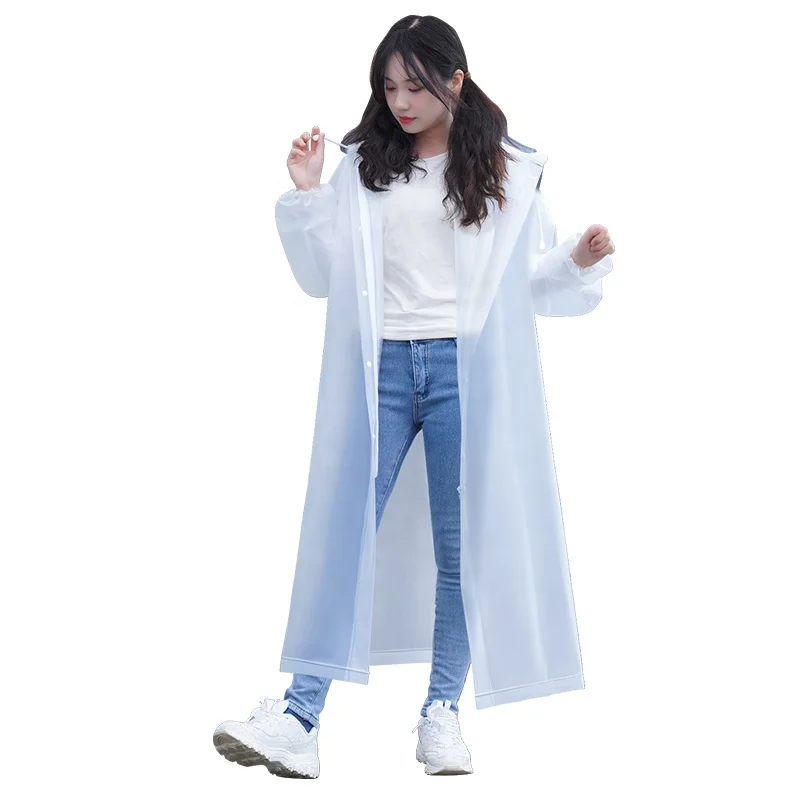 Raincoat custom eva female models battery car long full body storm-proof single riding adult one-piece rain coat