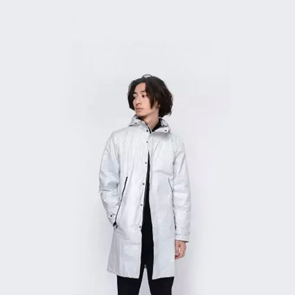 Customized Color PU Coated Screen Printed Custom Logo Waterproof High Tear-resistance Dupont Tyvek Raincoat Jackets Sizes