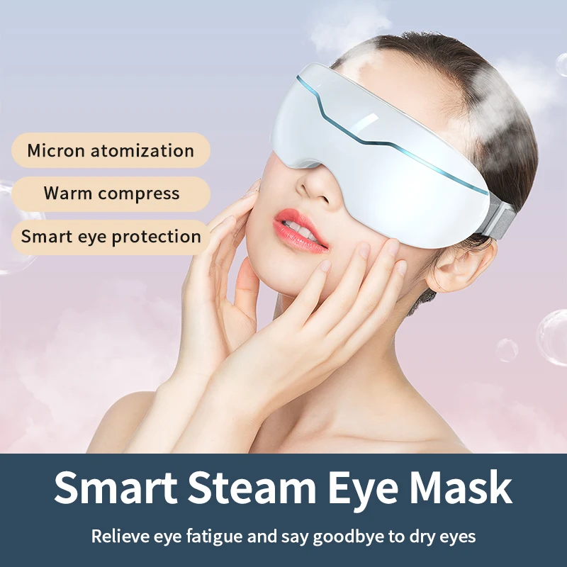 Multifunction Intelligent Smart Eye Fatigue Electronic Mini Vibrating Eye Massager Steam Eye Mask