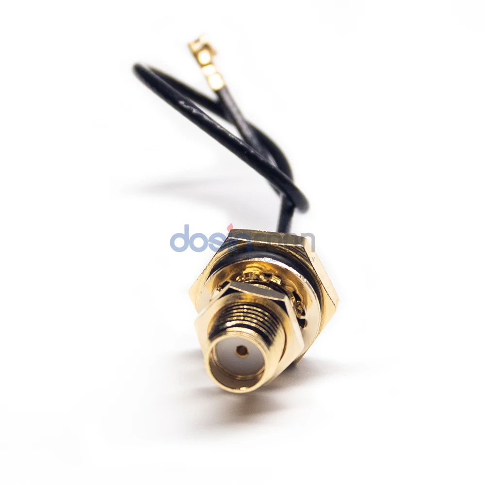 SMAメスバルクヘッドUmcx2.5ケーブル1.37mm同軸RF同軸コネクタ