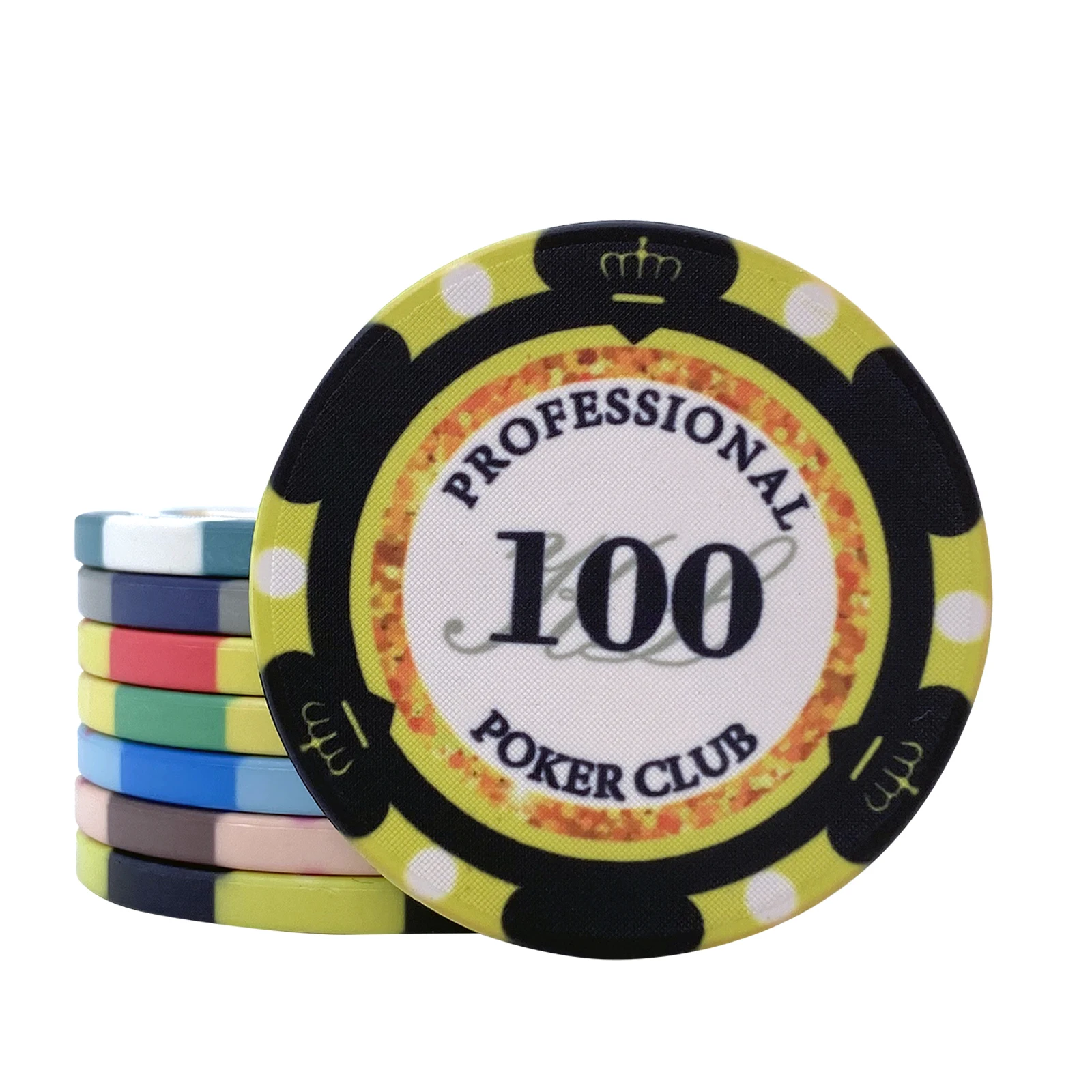Custom 10g Ept Chips Set 39mm Poker Chips Wholesale 39mm Ceramic Poker