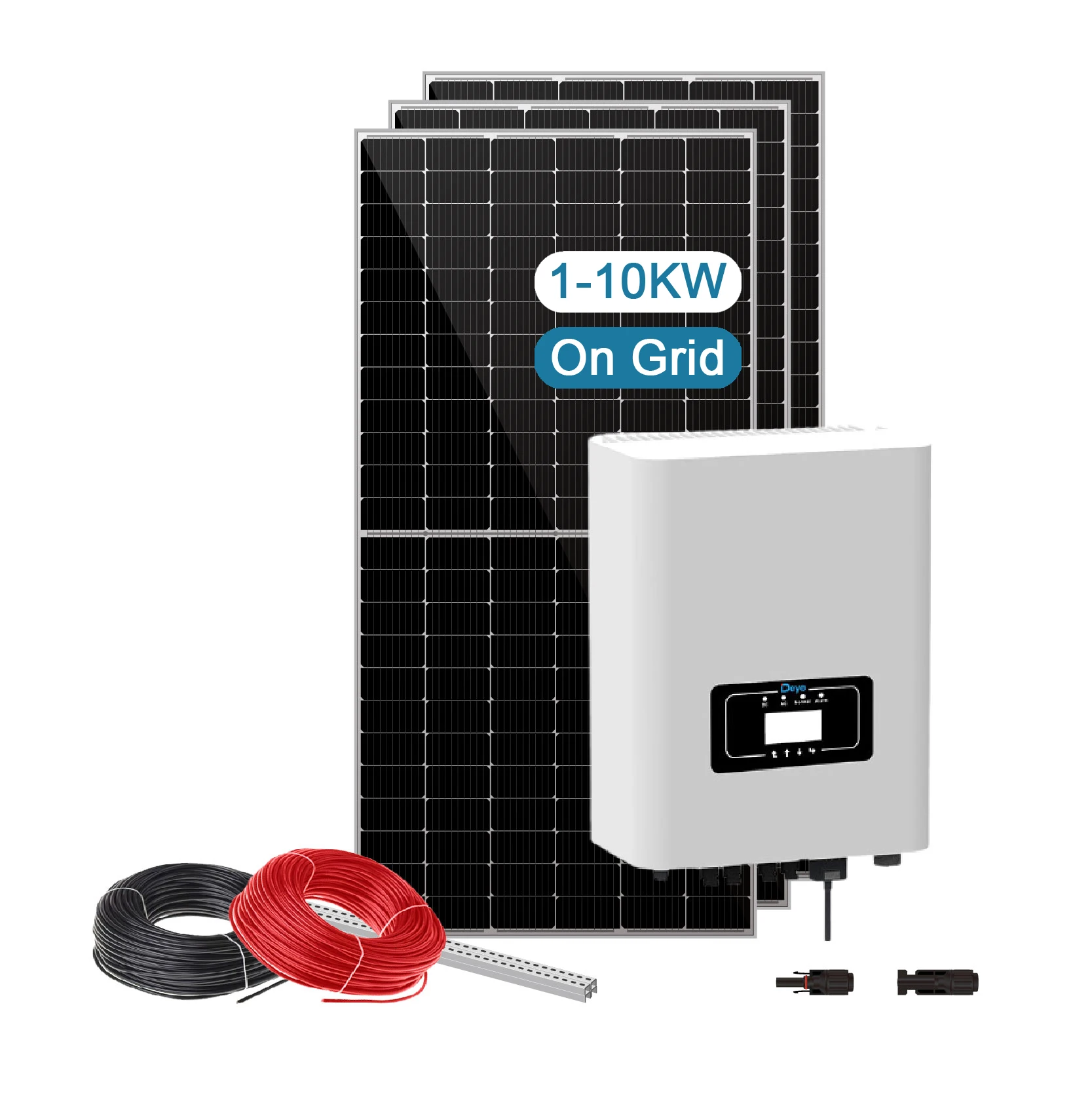 Solar Power System 5kw 6kw 7kw 8kw Grid Tied Solar Power System Solution