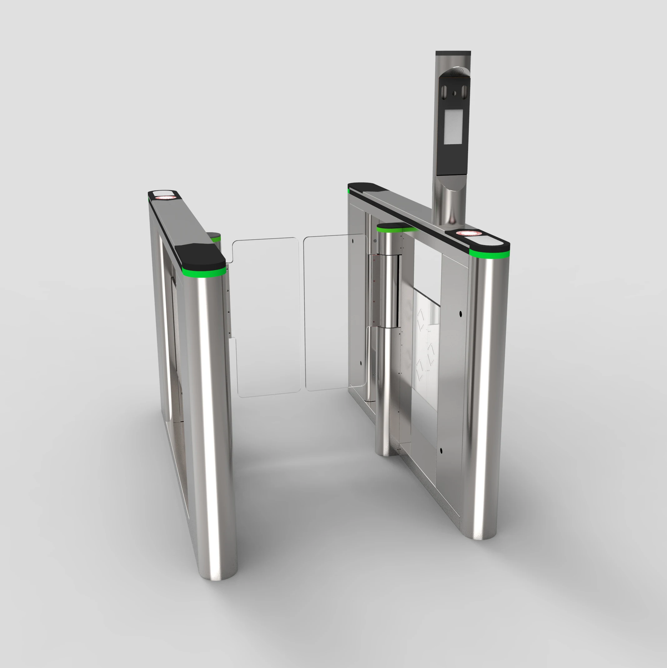 Zento Face Recognition Door Automatic Induction Speed Lane Turnstile for Supermarket Entrance and Exit