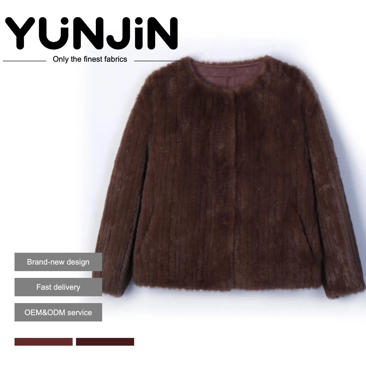 Modern Fashion Ladies Winter Fur Jacket Plus Size