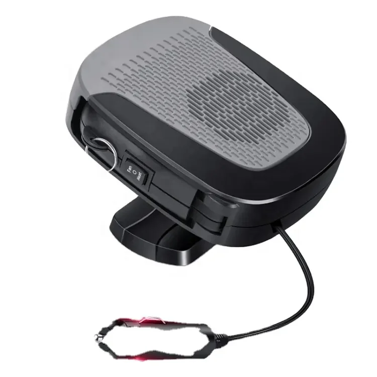 Chauffage Voiture 12V 200W Portable - Désembueur Pare-brise 2 En 1 Chauffage/ventilateur, Rotation 360°, Pour Auto, SUV, Camion