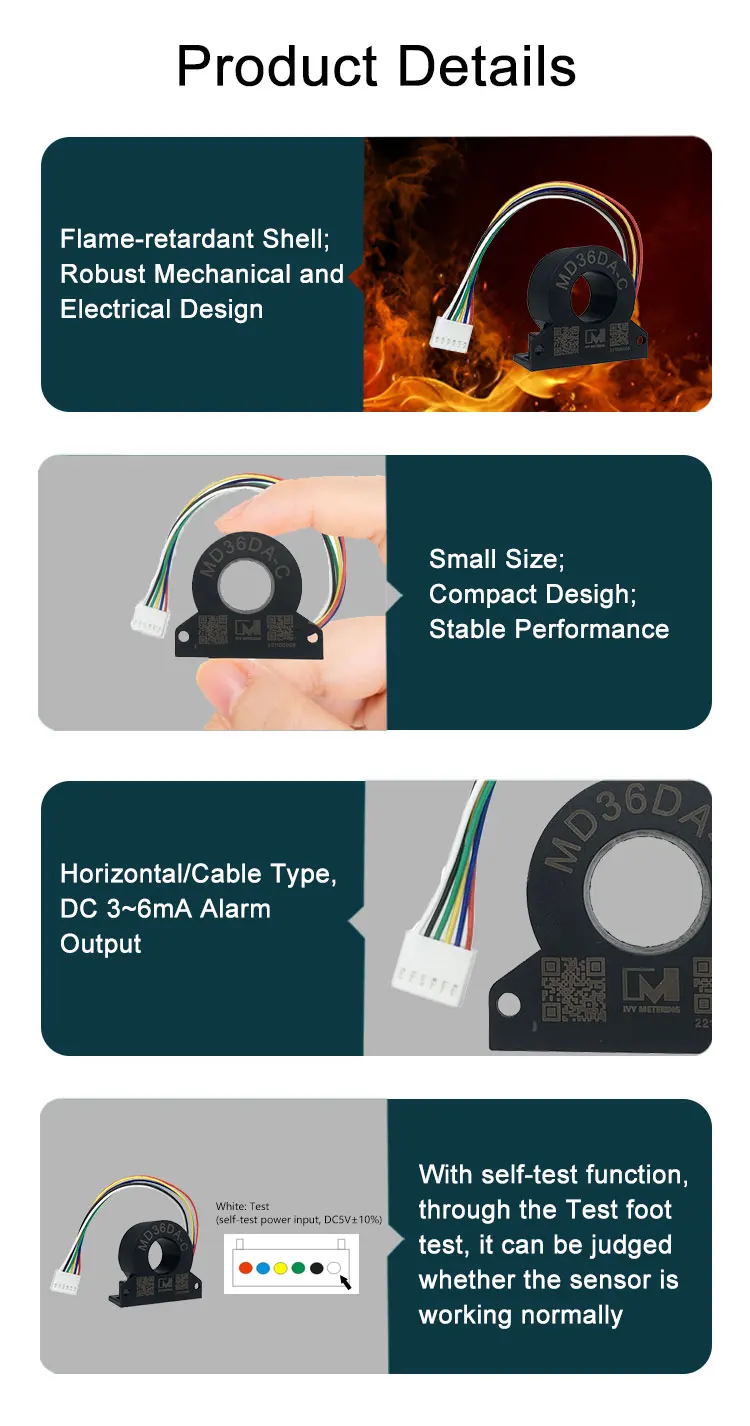 Cost Effective Ev Type B Rcd Ct Ma Dc Ma Ac Leakage Sensing Zero