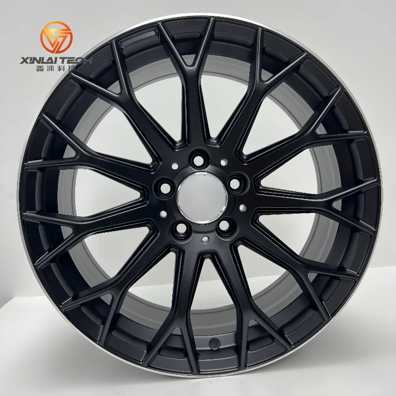 XINLAI Factory Spot Goods Matte Black Multi Spoke Flow Forming Wheels 18X8 19X8.5 20X8.5 20X9.5 PCD5X112 Casting Wheels for Benz - Image 1