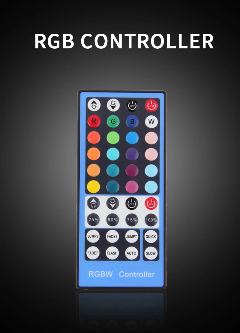 40 Key Dc12-24v Rgbw Remote Led Strip Controller Sensor Ir Remote ...