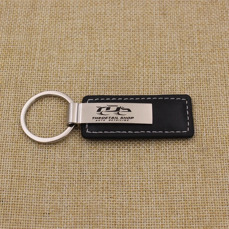 
 Лидер продаж, металлический автомобильный роскошный кожаный брелок  