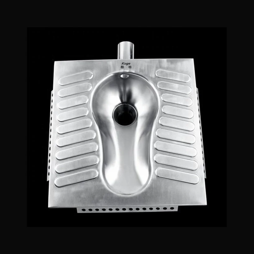 Bathroom Design Standard Chinese Toilet Stainless Steel Squatting Wc Pan