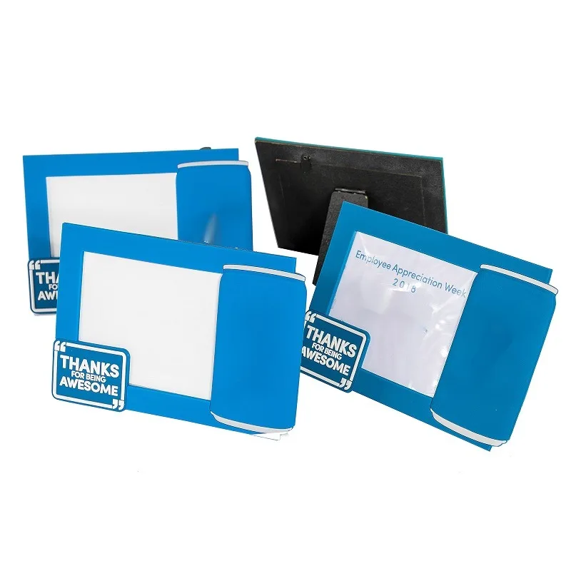 High Quality MDF Back Plastic Promotional Gift 3D PVC Rubber Photo Frame