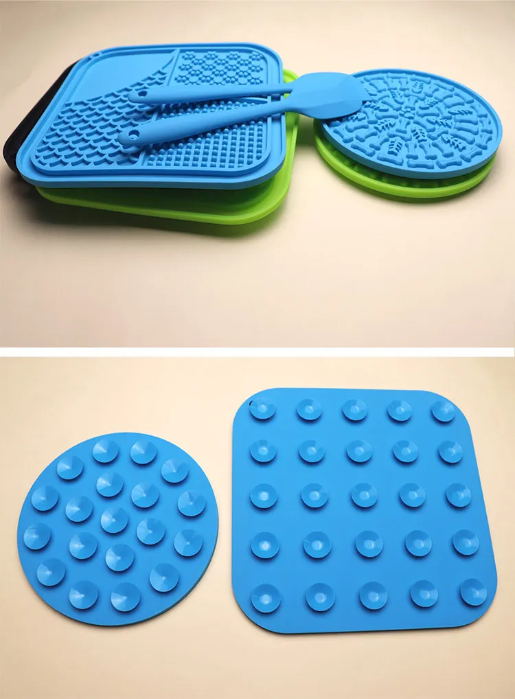 Pet Treat Mat Dog Lick Mat Alternative To Slow Feeder Dog Bowls Mat For