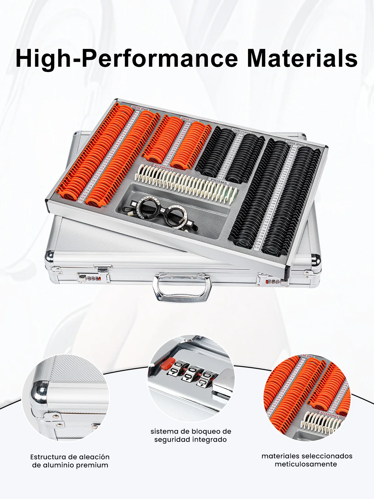 Eye Sight Examination Instrument Optical Optometry Test Box Equipment SL-266B Trial Lens Set