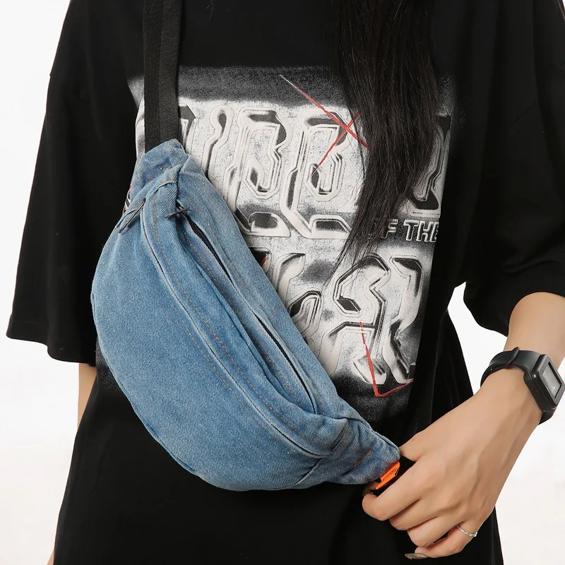 Tilpasset Modne Blå Farget Jeans Buksepose Gutter og Jenter Jeansholdbar Buksepose Livsposer