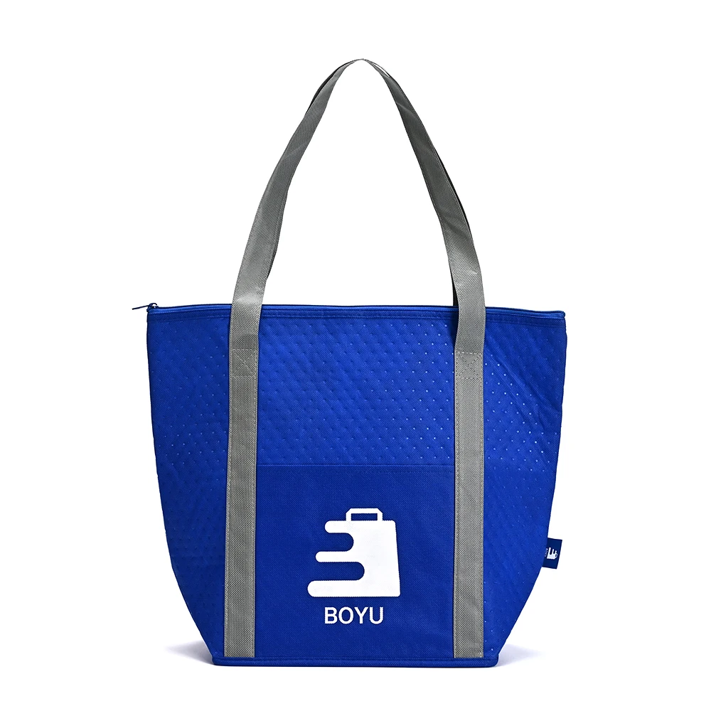 High Quality Hot Selling Custom Printed Portable Large Tote Bag Thermal Waterproof Non Woven Bags factory