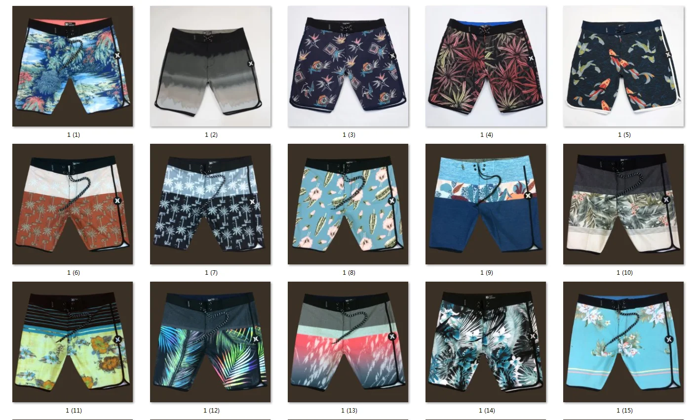 Waterproof Colorful Surf Board Shorts Wholesale Swim Shorts Mens