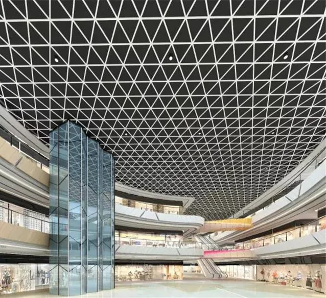 Aluminum Grid Ceiling Triangular Grid Ceiling  Aluminum Open Cell Ceiling