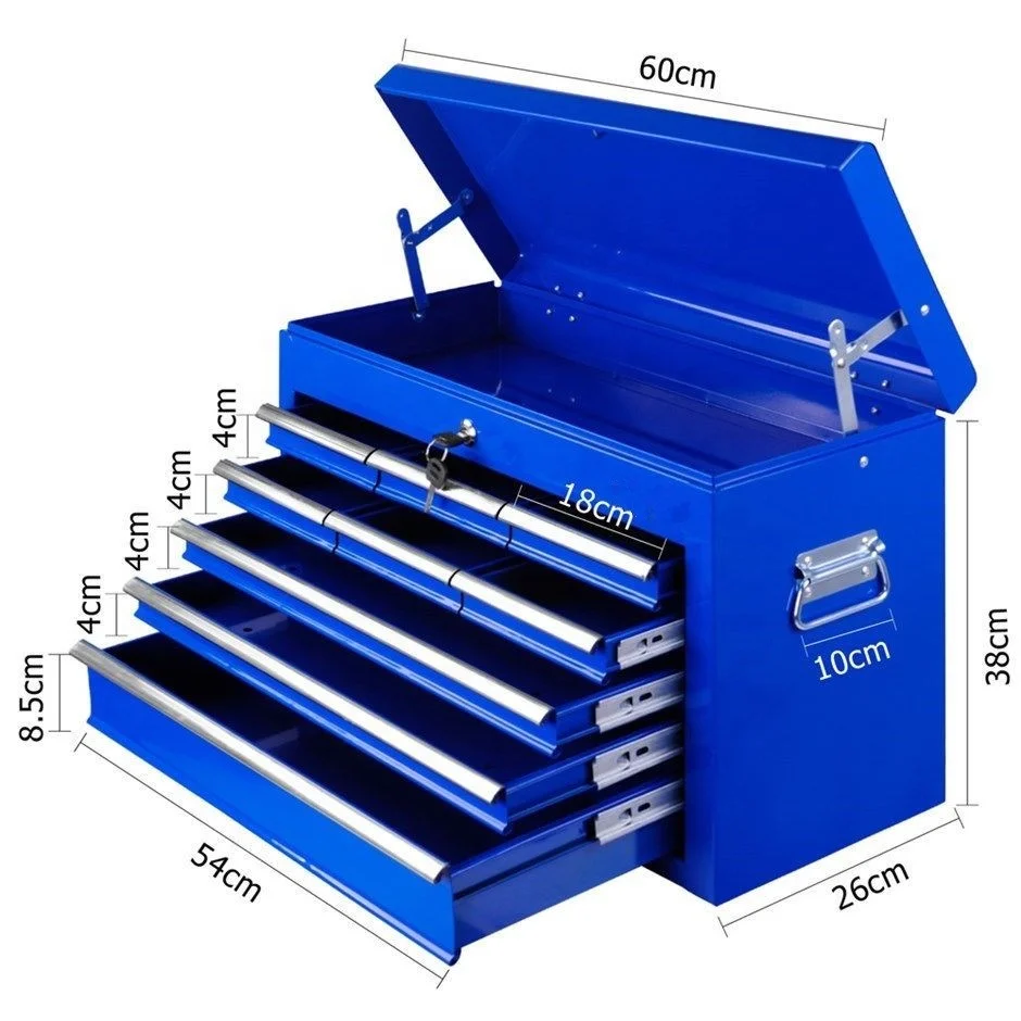Custom Size Cold Rolling Steel Tool Chest Roller Cabinet Iron Material Powder Coated Surface for Garage Use and Protection
