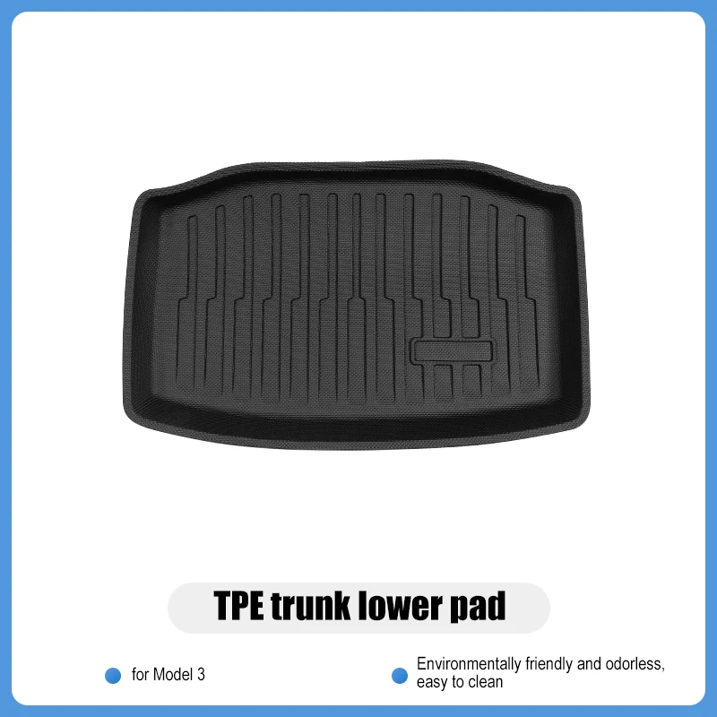 Коврик для багажника, подкладка для груза для любой погоды, напольный коврик XPE, подкладка для багажника для 2022 Tesla Model 3 tesla model Y bodykit