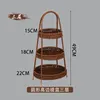 Round, high-sided, three-tiered baskets [10 pieces]