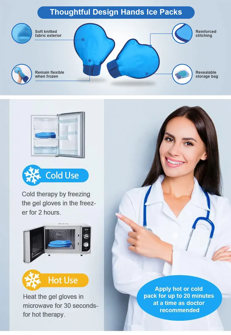 Rheumatoid Arthritis Rehabilitation Finger Cold Therapy Hand Ice Pack