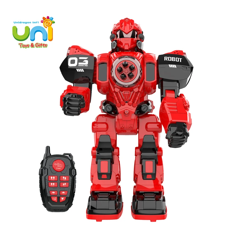 Funny RC Robot Toy With Sound and Light Electronic Robot for Children Christmas Gifts