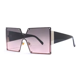 wholesale new custom quality ladies fashion designer square big frame oversized women shades sun glasses sunglasses 2021