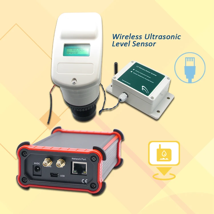 Wireless Digital Ultrasonic Water Level Wireless Ultrasonic Level ...
