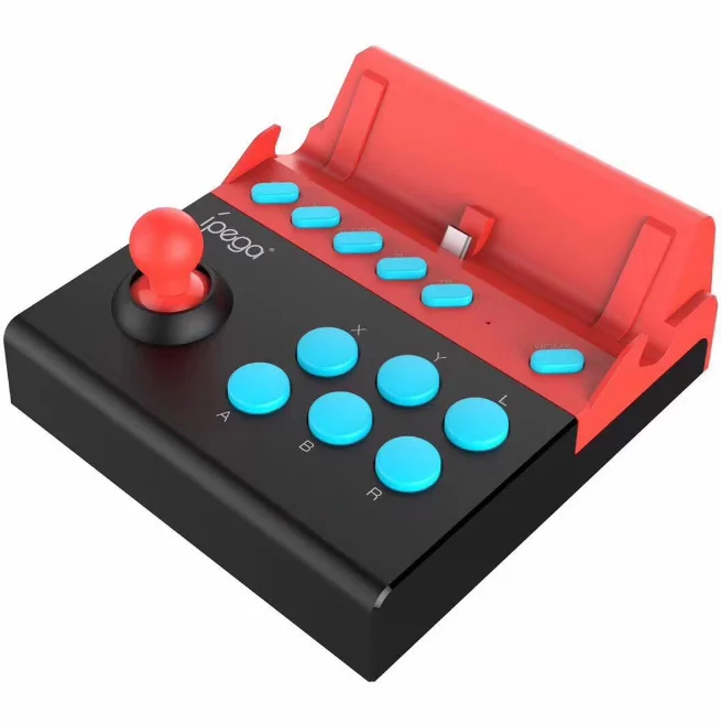 Gamepad Joystick Single Rocker Control Trigger Controller Joypad for Nintendo Switch Game Street Fighter Classic Arcade Design